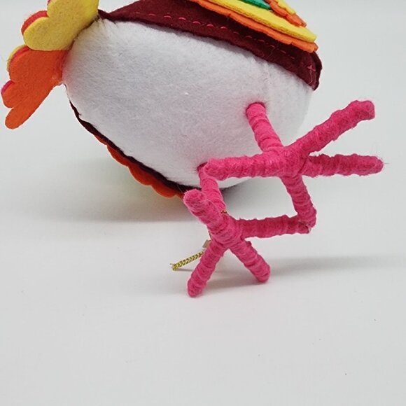 Handmade Colorful Felt Bird With Embroidered Details & Felt Flowers Target 2023 - Picture 9 of 9